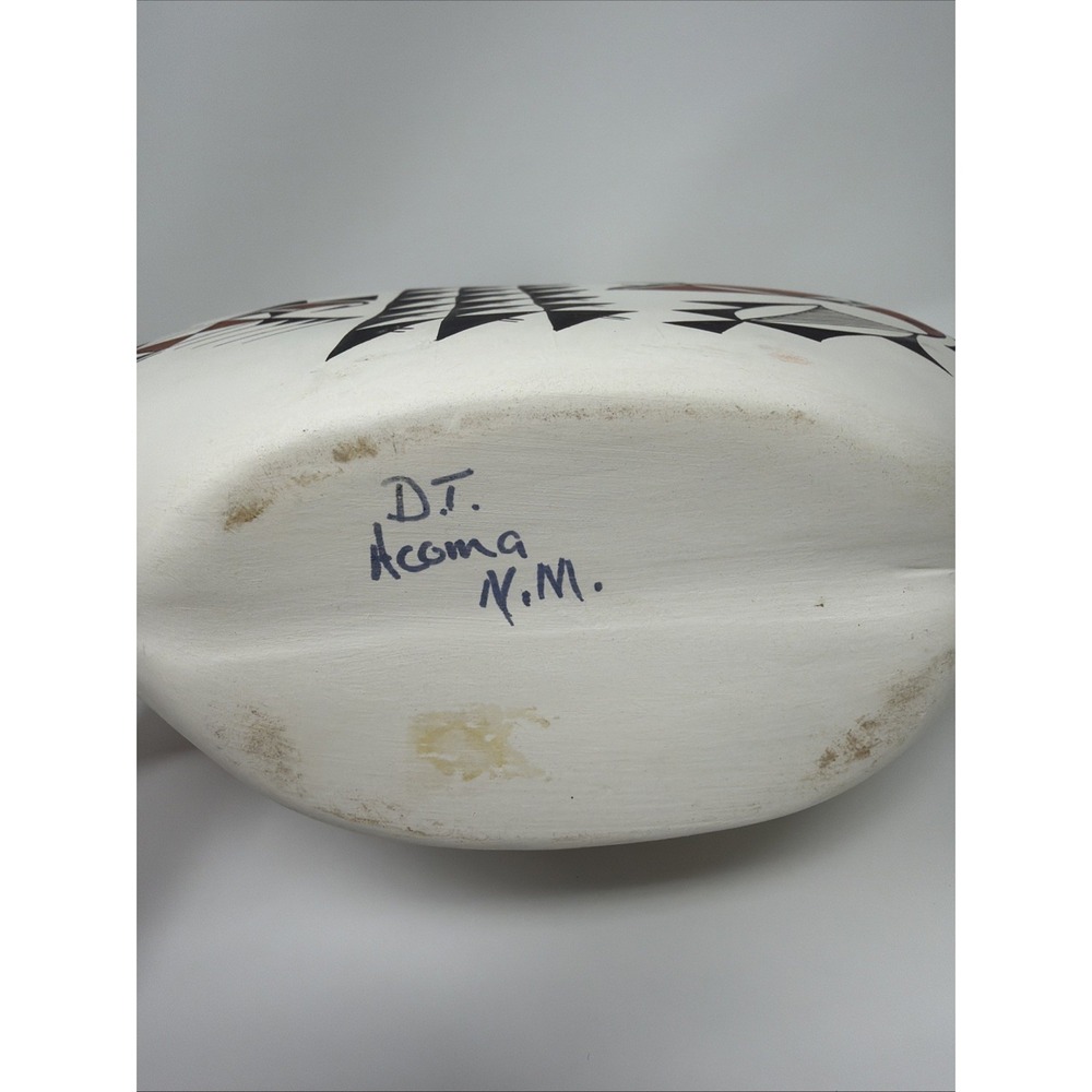 Vintage Acoma Pueblo Pottery Signed D.T.  Dorothy Torivio) - Picture 6 of 6